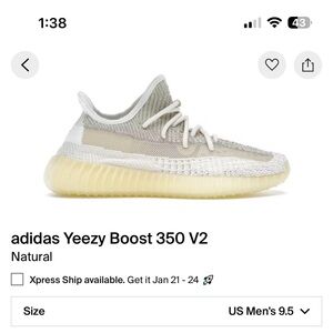 Adidas Yeezy Boost 350 V2 Natural